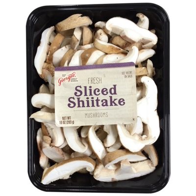Shiitake Sliced Mushrooms 7.5 oz (Pack of 6 or 12)