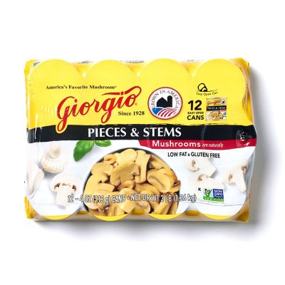 Giorgio Sliced Mushrooms - Shop Mushrooms at H-E-B