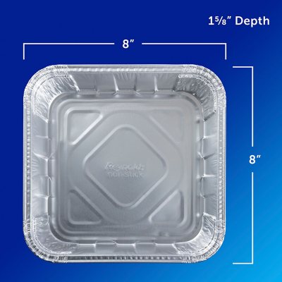 aluminum pans 8x8 disposable foil pans