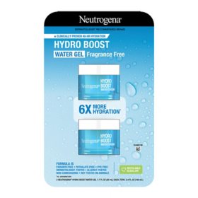 Neutrogena Hydro Boost 48-Hour Water Gel Face Moisturizer 1.7 oz., 2 pk.