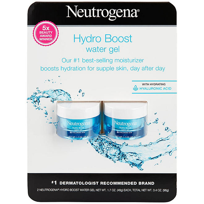 Neutrogena Hydro Boost Hyaluronic Acid Water Gel Moisturizer ( 1.7 oz., 2 ct.)