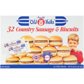 Purnell's Country Sausage & Biscuits 32 ct., 48 oz.