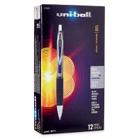 uni-ball Signo Gel 207 Roller Ball Retractable Gel Pen, Black Ink (Bold, Dozen)
