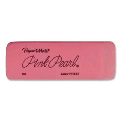 Medium Pink Pearl Erasers New 3 Count 