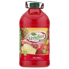 Veryfine Fruit Punch Juice Drink, 128 fl. oz.