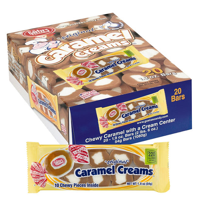 Caramel Creams, 1.09 oz., 20 pk.