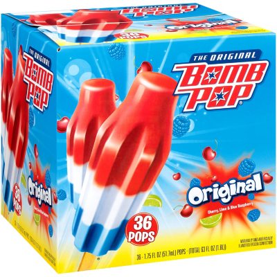 Bomb Pop Original Ice Pops (36 ct.) - Sam's Club