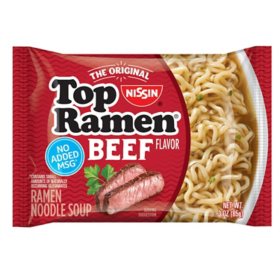 Nissin Beef Top Ramen 24 pk.