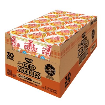 Nissin Cup Noodles Chicken Flavor 2 25 Oz 30 Ct Sam S Club