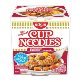 Nissin Beef  Cup Noodles, 12 pk.
