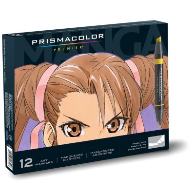  Prismacolor Premier Double-Ended Art Markers, Fine and