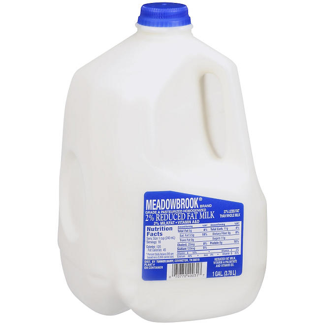 Meadow Brook 2% Reduced Fat Milk (1 gal.)