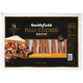 Smithfield Fully Cooked Bacon 10.5 oz., 72 ct.