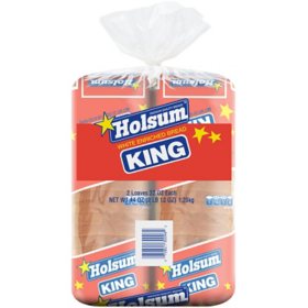 Holsum King White Sandwich Bread 22 oz., 2 pk.