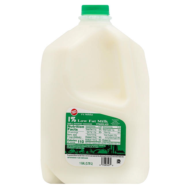 Dairy Fresh 1% Low Fat Milk  (1 gallon)