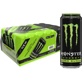 Monster Energy Zero Sugar 16 oz.,  24 pk.