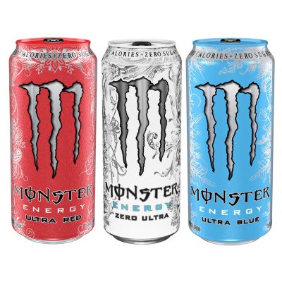  Monster Energy Ultra Blue, Sugar Free Energy Drink