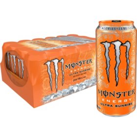 Monster Energy Ultra Sunrise 16oz 24pk Sam S Club