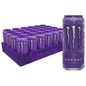 Monster Energy Ultra Violet Sugar Free Energy Drink 16 fl. oz., 24 pk.