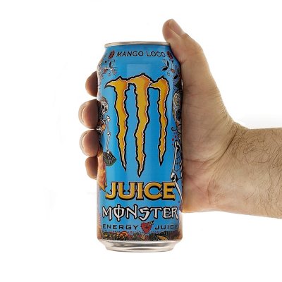 Juice Monster Mango Loco, Energy Drink, 16 Ounce (Pack of 24)