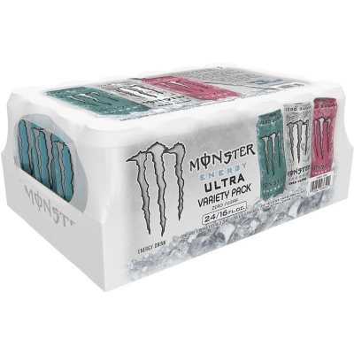 Monster Energy Ultra Variety Pack Zero Ultra, Fiesta and Rosa (16 fl. oz.,  24 pk.) - Sam's Club