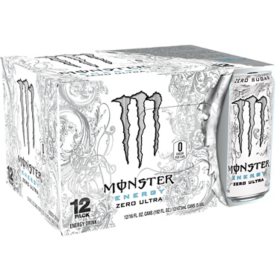 Monster Energy Zero Ultra 16 fl. oz., 12 pk.