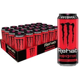 Monster Energy Rehab Strawberry Lemonade (15.5 fl. oz., 24 pk.)