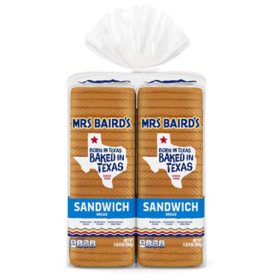 Mrs. Baird's Extra Thin Bread, 24oz ,  2pk