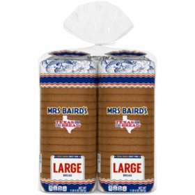 Mrs. Baird's Large White Bread 20 oz., 2 pk.