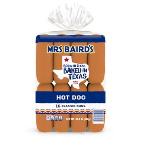 Mrs. Baird's Hot Dog Buns 16 ct.