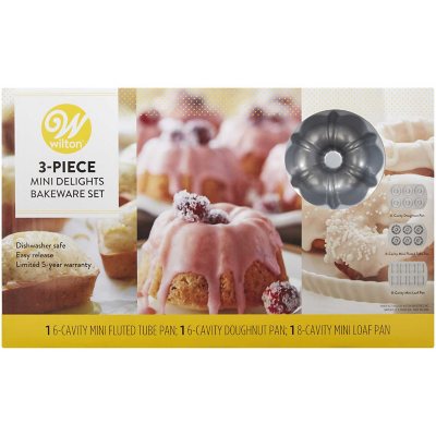 Wilton Recipe Right 3 Piece Mini Loaf Pan Set