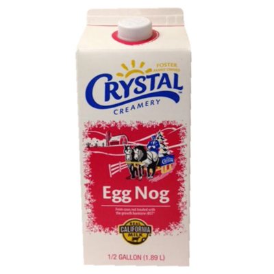 Crystal Creamery Eggnog Half Gallon Sam's Club