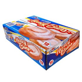 Duchess Jumbo Glazed Honey Buns, 5 oz.,  12 pk.