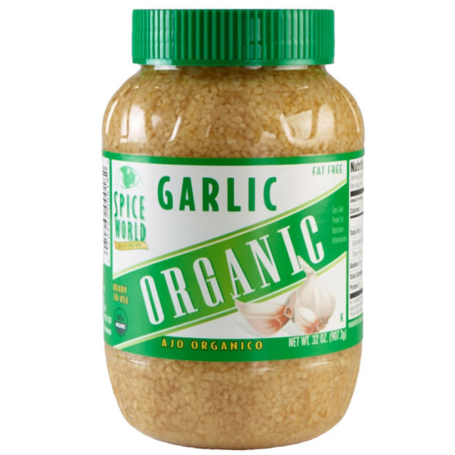 Spice World Organic Minced Garlic (32 oz.)