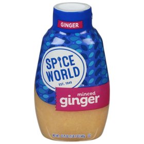 Spice World Squeeze Minced Ginger Seasoning 22.75 oz.