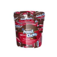 Goldenberg's Peanut Chews Original Dark Minis Tub (2 lbs.) 