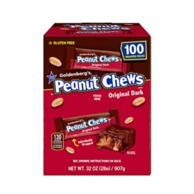 Goldenberg’s Peanut Chews Original Dark Chocolate, 100 pcs.