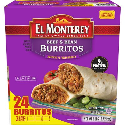 El Monterey Burritos, Variety, 30 ct