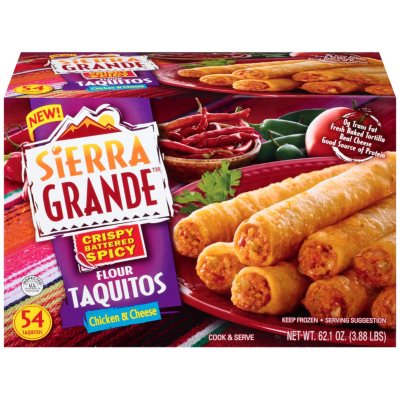 Sierra Grande Chicken Cheesee Taquito (62.1 oz., 54 ct.) Sam's Club