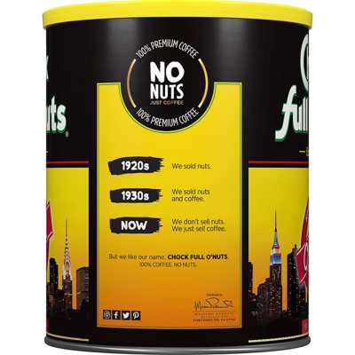 Chock Full O Nuts Original Blend Heavenly Ground Coffee 48 Oz Sam S Club