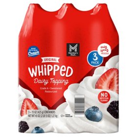 Member's Mark Original Dairy Whipped Topping 15 oz., 3 pk.