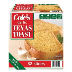 Cole's Garlic Texas Toast, Frozen (32 ct.)