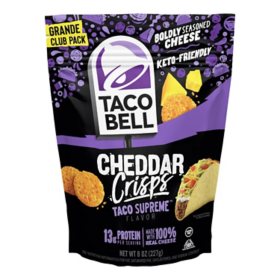 Taco Bell Supreme Cheddar Crisps (8 oz.)