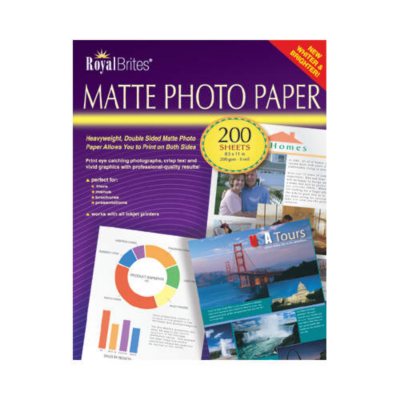 Photo Paper (LCT) Matte Photo Paper A4 200 gsm 20 sheets - Supplies 24/7  Delivery