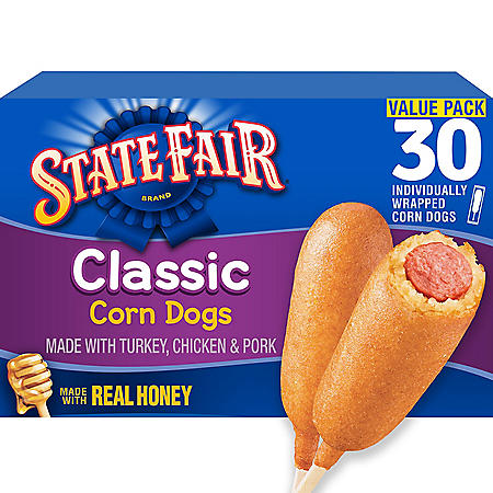 State Fair Classic Corn Dogs, Frozen (30 ct.) - Sam's Club