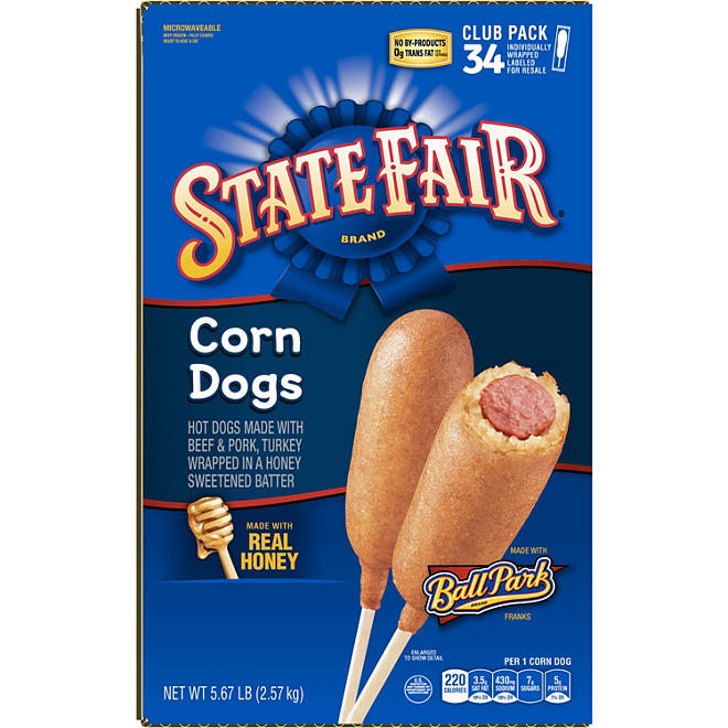 State Fair Corn Dogs, Frozen (34 ct.)