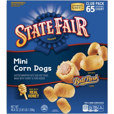 State Fair Mini Corn Dogs 65 ct. Sam s Club