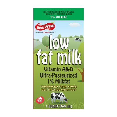 Real Fresh 1% Low Fat Milk (32 oz.) - Sam's Club