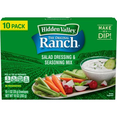 Hidden Valley Original Ranch Salad Dressing & Seasoning Mix - 1oz : Target