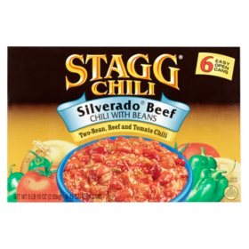 Stagg Silverado Beef Chili with Beans 15 oz., 6 pk.